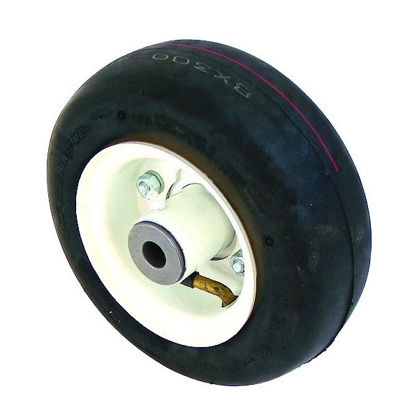 8x3x4 Lawn Mower Wheel, 4 Ply, Smooth